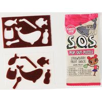 Earth & Co S.O.S. Pop-Out-Puzzle Fruit Snack - Strawberry 